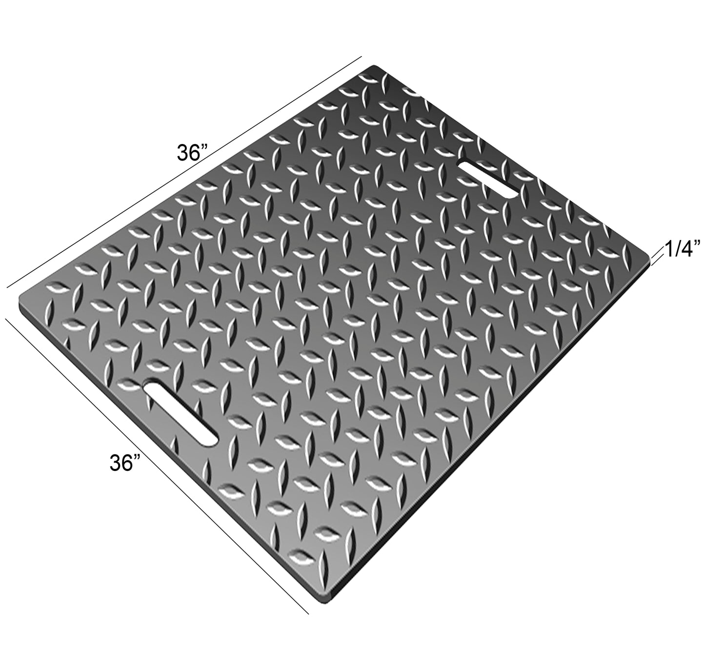 Fusebox Safety Mat™ - Heavy Duty Diamond Surface 3'x3'