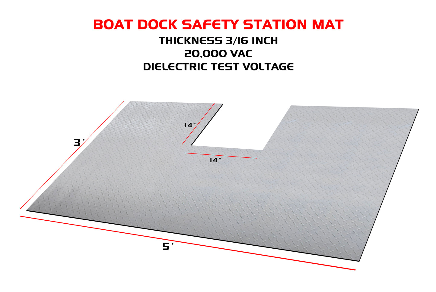 Boat Dock Safety Mat™